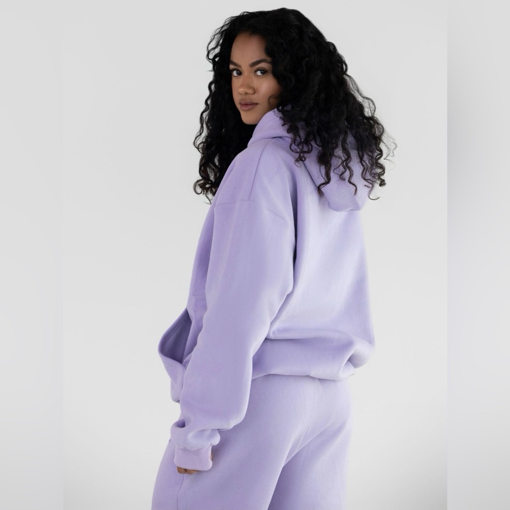 Comfrt Pastel Hoodie and Sweatpants Set in Lavender